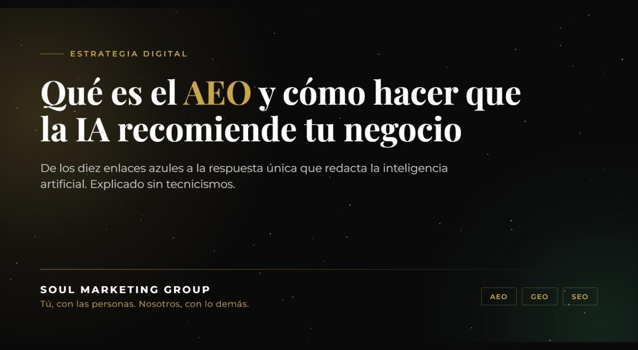 Qué es el AEO: cómo conseguir que la inteligencia artificial recomiende tu negocio