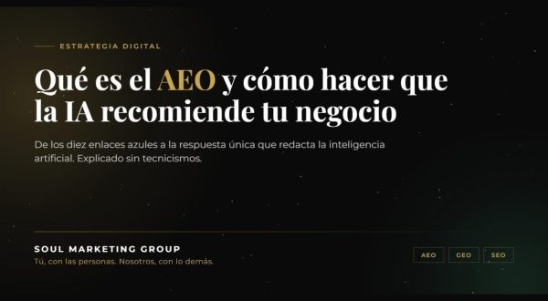 Qué es el AEO: cómo conseguir que la inteligencia artificial recomiende tu negocio